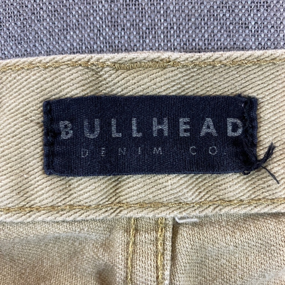 Bullhead Denim Co Mens Slim Fit Jeans‎ Tan Khaki Size 32x30 Casual Pants (flaw) - Picture 4 of 12